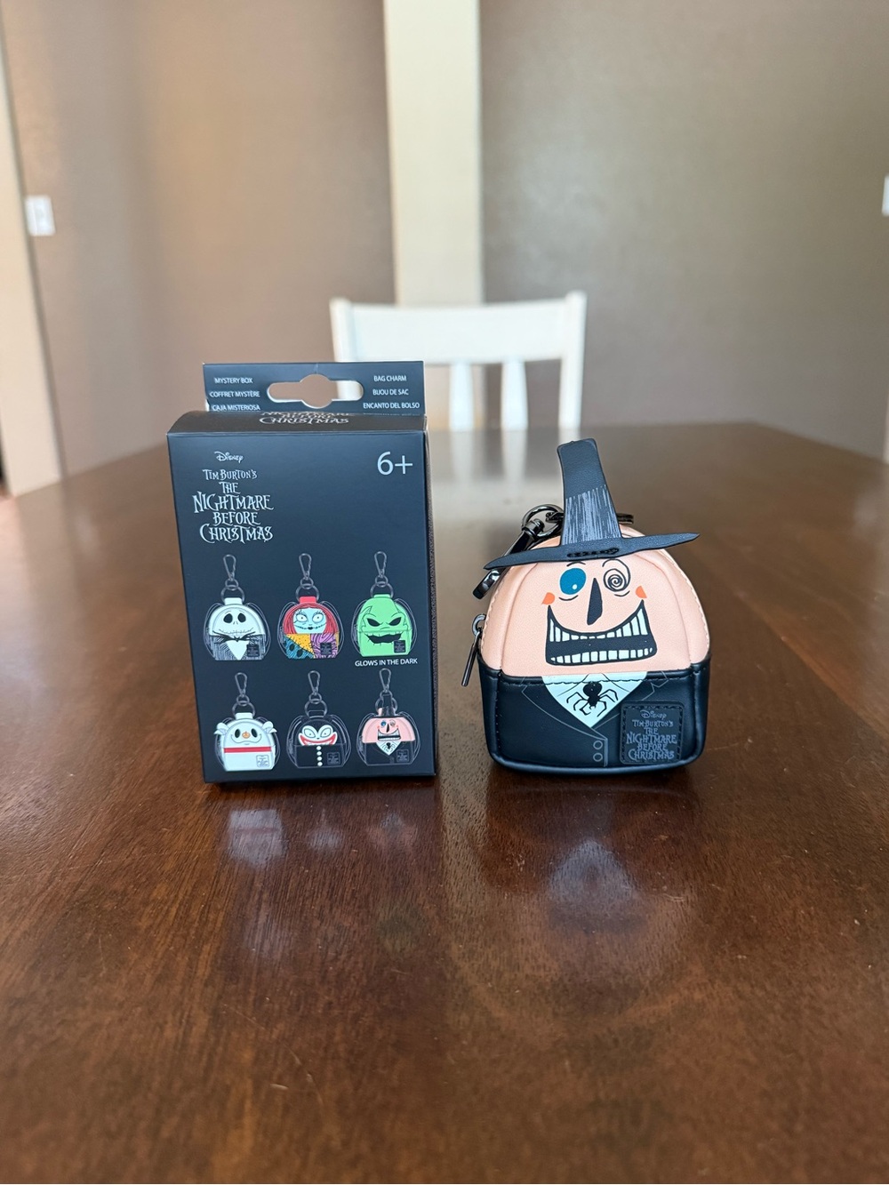 NWT Loungefly The Nightmare Before Christmas Mayor Mini Backpack Keychain Charm